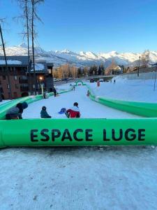 Appartements La Plagne-les Coches vue Mont Blanc 6 pers piscine sauna : photos des chambres