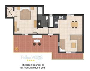 One-Bedroom Apartment (4 Adults)