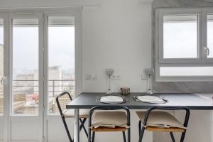 Appartements Les Bleus de Paris studio flat : photos des chambres