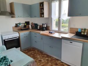 La clé des falaises Meublé de tourisme 3 étoiles avec petite vue mer et au bord du GR 34