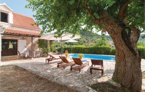 Nice Home In Nerezisca With 3 Bedrooms, Wifi And Outdoor Swimming Pool