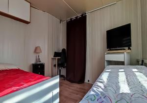 Chalets mobil-home climatise, 56m², tt confort, domaine ombrage 5*, piscines : photos des chambres