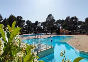 Chalets mobil-home climatise, 56m², tt confort, domaine ombrage 5*, piscines : photos des chambres