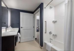 One-Bedroom King Suite with Sofa Bed  room in Residence Inn by Marriott New Haven Hamden