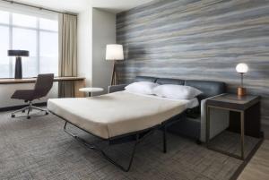 One-Bedroom Suite with Two Queen Beds and Sofa Bed - Hearing Accessible room in Residence Inn by Marriott New Haven Hamden