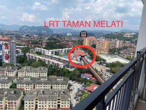 residensi condominium, taman melati, danau kota, gombak