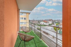 Appartements Superbe T2 gare Annemasse avec Garage et balcon : photos des chambres