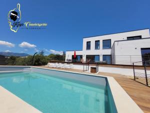 Maisons de vacances Casa Balancinu Vue panoramique sur montagne et Mer Piscine Privee : photos des chambres