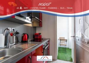 Appartements Sweet Home Dijon Nodot : photos des chambres