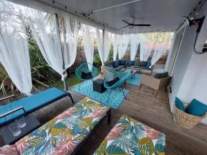 BASSIN D'ARCACHON, Maison vacances climatisée au calme, proche plage - Лантон