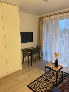 E&K apartamentai su šildomu baseinu kieme