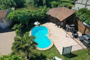 Maisons de vacances Proche Chateaux et Beauval : La Villa Eribelle avec piscine : photos des chambres