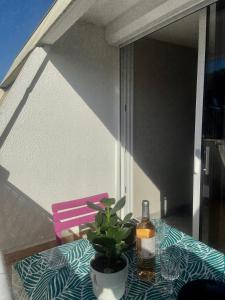 Appartements IBIZA Studio Cosy, parking privatif, wifi, clim, 5 mn plage : photos des chambres