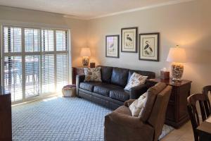 Balcony with Tennis Court View Hilton Head Condo