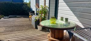 Maisons de vacances Maison cosy a Saint-Meloir-des-Ondes avec jardin prive : photos des chambres