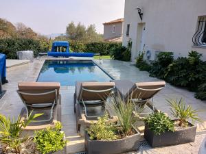 Villas Magnifique villa a deux pas de St tropez : photos des chambres