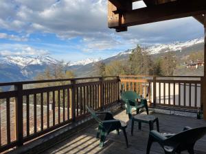 Appartements La Plagne-les Coches vue Mont Blanc 6 pers piscine sauna : photos des chambres