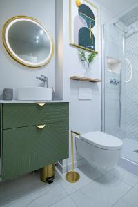 Appartements The Green Home - Quiet and Fully Equipped High-End Studio with parking : photos des chambres
