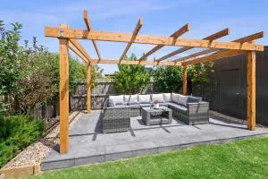 Aerial Beach House 2 - Breamlea