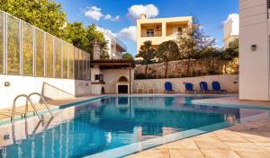 Wonderful Villa in Chania with Private Pool, Panoramic Sea Views & Spacious Interiors