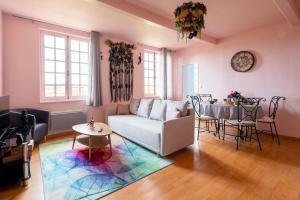 Appartements Le Rose poudre - Spacieux et lumineux- Hypercentre : photos des chambres