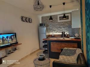 Duplex avec jardin, proche village