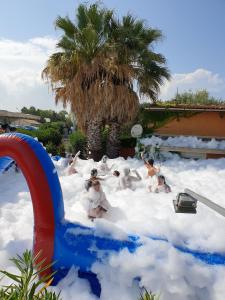 Maisons de vacances Bungalow de 3 chambres avec piscine partagee terrasse amenagee et wifi a Saint Cyprien a 3 km de la plage : photos des chambres