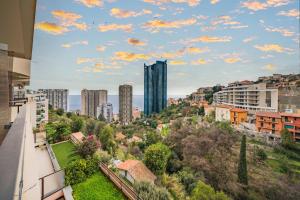 Appartements Frontiere Monaco-Terrasse Vue Mer-Parking Gratuit : photos des chambres