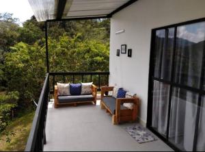 Hospedajes el Jardin cabaña