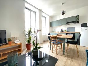 Appartements Le Vichatel - Charmant T3 en centre ville proche de place Gaillard : photos des chambres