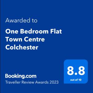 One Bedroom Flat Town Centre Colchester