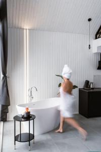 Sniegi design cabin with sauna