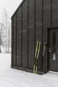 Sniegi design cabin with sauna