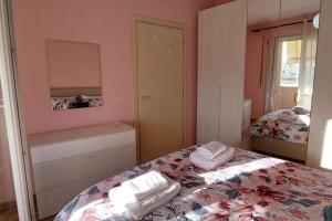 Cozy sunlit apartment with scenic balcony view