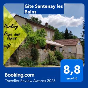 Maisons de vacances Gite Santenay les Bains : Maison 2 Chambres