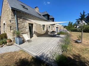 KERDUAL - Jardin, Plage à pied par sentier - C77