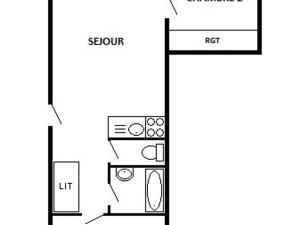 T3+Cabine avec Piscine, Parking - Port Barcarès - FR-1-81-247