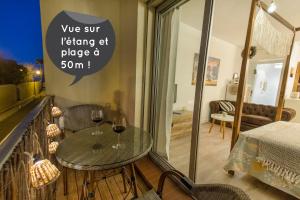 Appartements Le Baldaquin - Soleil-Thau - Joli & Cosy, a 50m de la plage avec Terrasse ! : photos des chambres