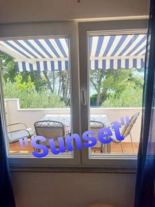 Apartment in Slatine with sea view, balcony, air conditioning, WiFi 5130-1