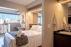 Frei Caneca 16º andar, piscina aquecida e ar