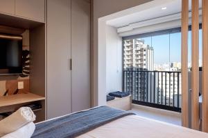 Frei Caneca 16º andar, piscina aquecida e ar