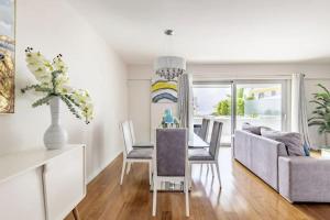 Luxury poolside view apartment