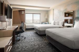 Guest room, 2 Queen, Mountain view room in Courtyard by Marriott Loveland Fort Collins