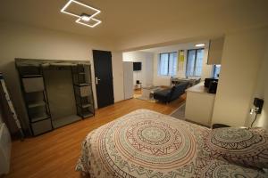 Appartements Sejour tout confort en plein coeur de Nevers, studios Galet-Carbone ou Terra Cotta : photos des chambres