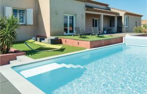 Maisons de vacances Nice home in Quarante with 3 Bedrooms, WiFi and Outdoor swimming pool : photos des chambres