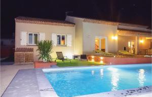 Maisons de vacances Nice home in Quarante with 3 Bedrooms, WiFi and Outdoor swimming pool : photos des chambres