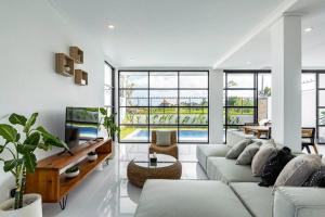 2BR Pool Villa Alba in Canggu, Rice field view