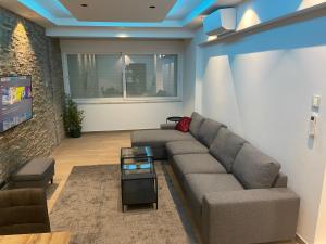 Apartment with a city and ocean view