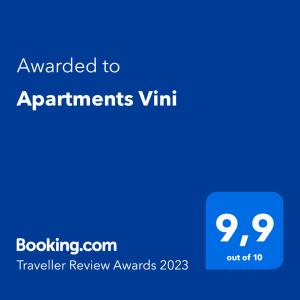 Apartments Vini