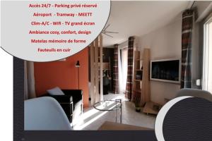 Appartements ORION - COSYNEST a Toulouse Blagnac - pkg prive & climatisation : photos des chambres